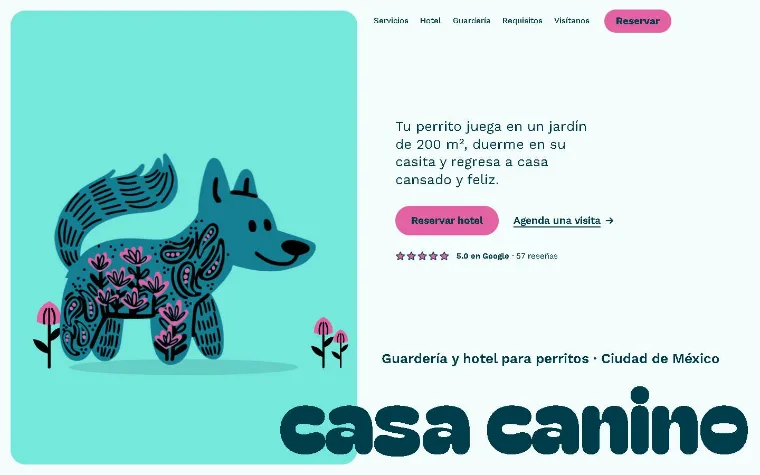 Página de Casa Canino.